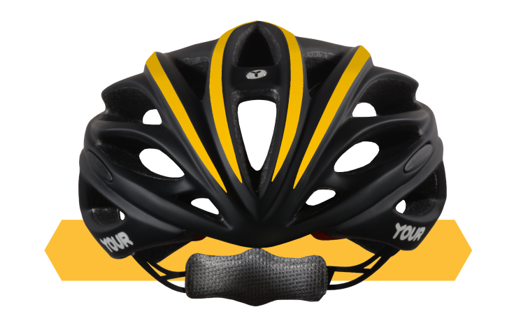 YOUR-Helmets-Team-Black-01-Front-Sunflower-Yellow-Stripes.png