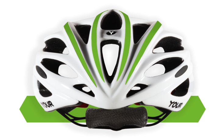 YOUR-Helmets-Team-White-01-Front-Green-Stripes.png