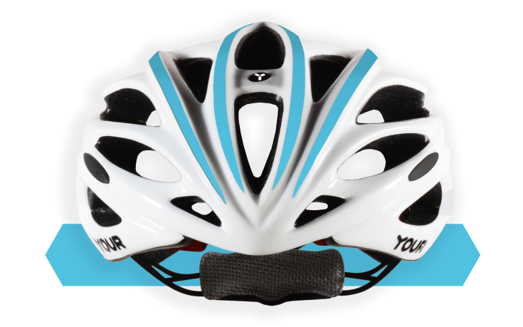 YOUR-Helmets-Team-White-01-Front-Peacock-Blue-Stripes.png